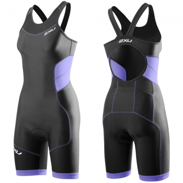 2XU Perform tri suit y-back Damen 2015 schwarz-violett WT3188d  WT3188d